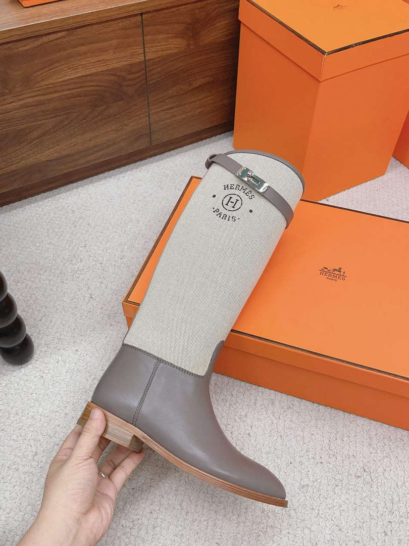 Hermes H222070Z Women's Shoes High Boot H66298