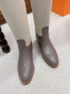 Hermes H222070Z Women's Shoes High Boot H66298 - 35 - View 7