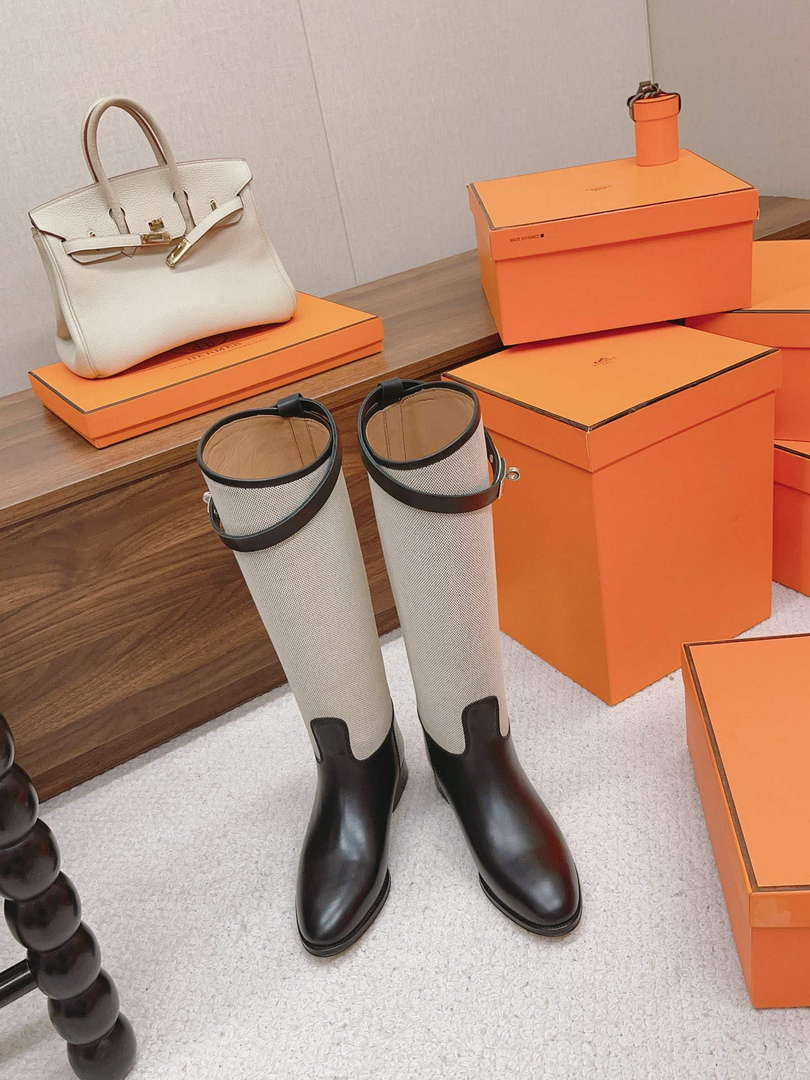 Hermes H222070Z Women's Shoes High Boot H66299