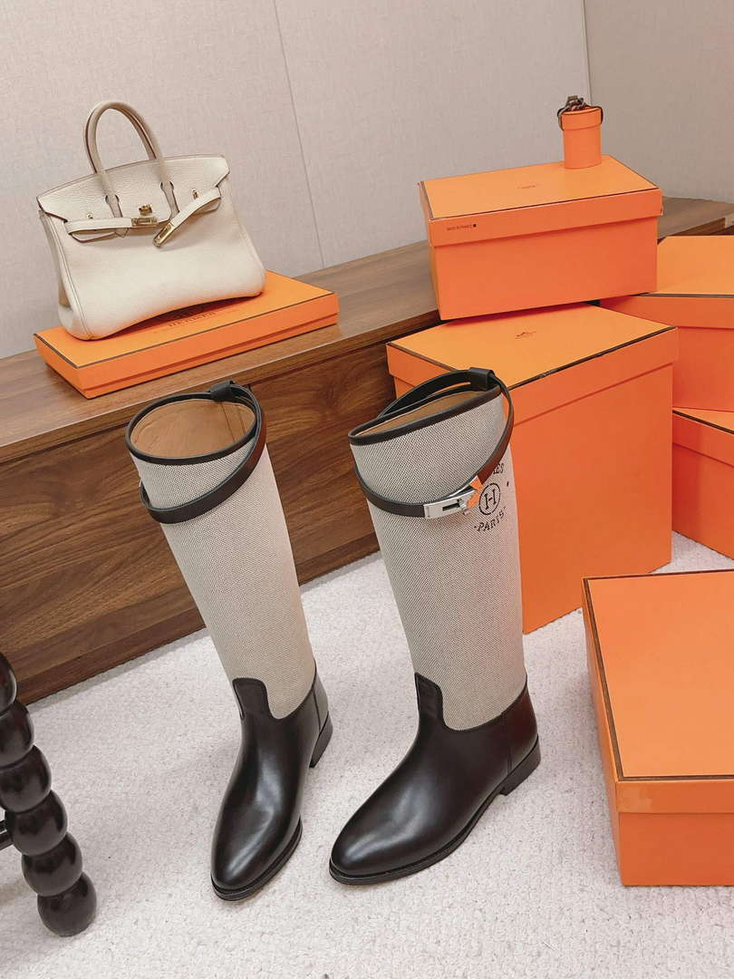 Hermes H222070Z Women's Shoes High Boot H66299