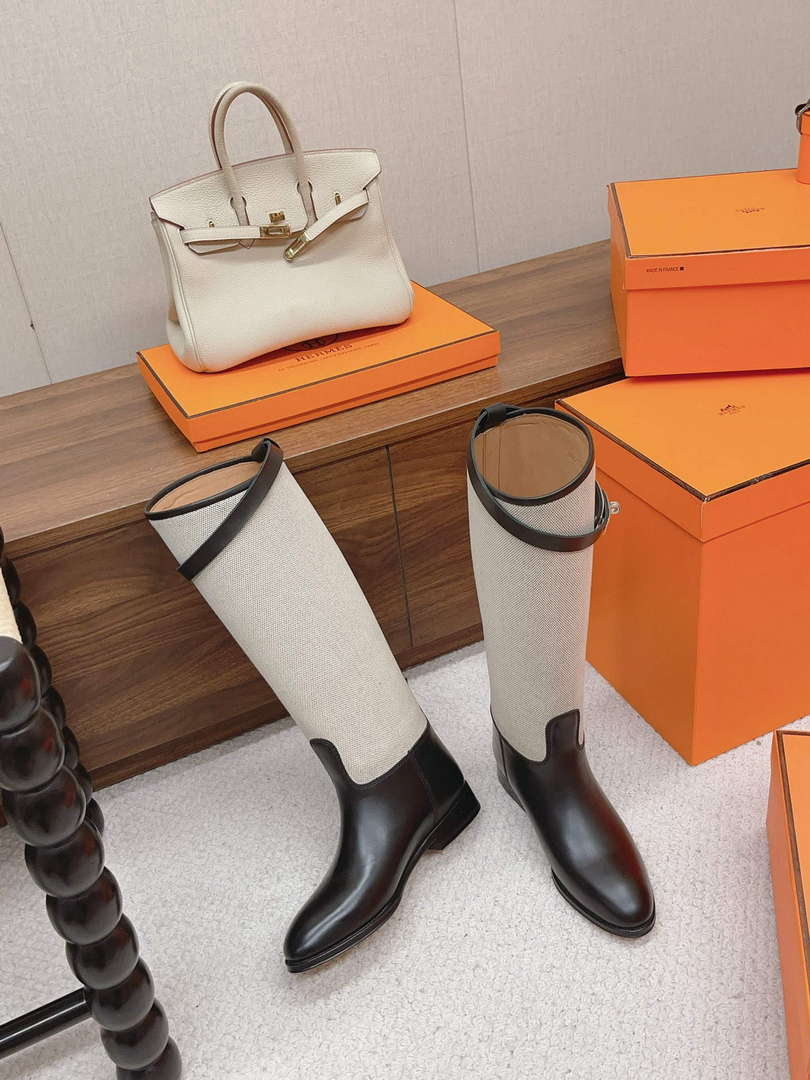 Hermes H222070Z Women's Shoes High Boot H66299