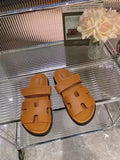 Hermes H222857 Men Women's  Hermes Chypre sandals H908906