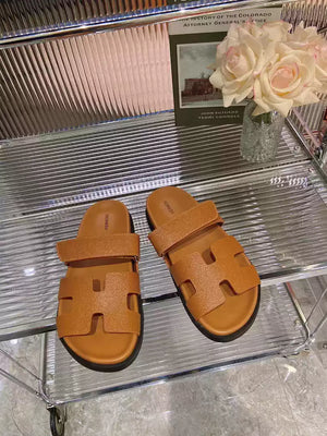 Hermes H222857 Men Women's  Hermes Chypre sandals H908906 - 35 - View 1