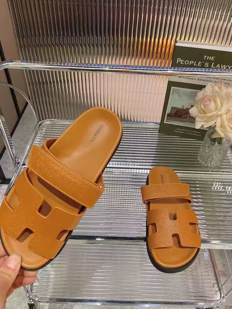 Hermes H222857 Men Women's  Hermes Chypre sandals H908906 - 35 - View 4