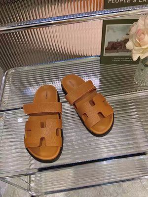 Hermes H222857 Men Women's  Hermes Chypre sandals H908906 - 35 - View 8