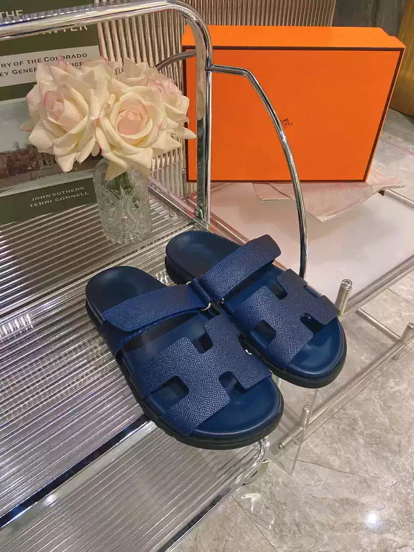 Hermes H222857 Men Women's Hermes Chypre sandals H908908