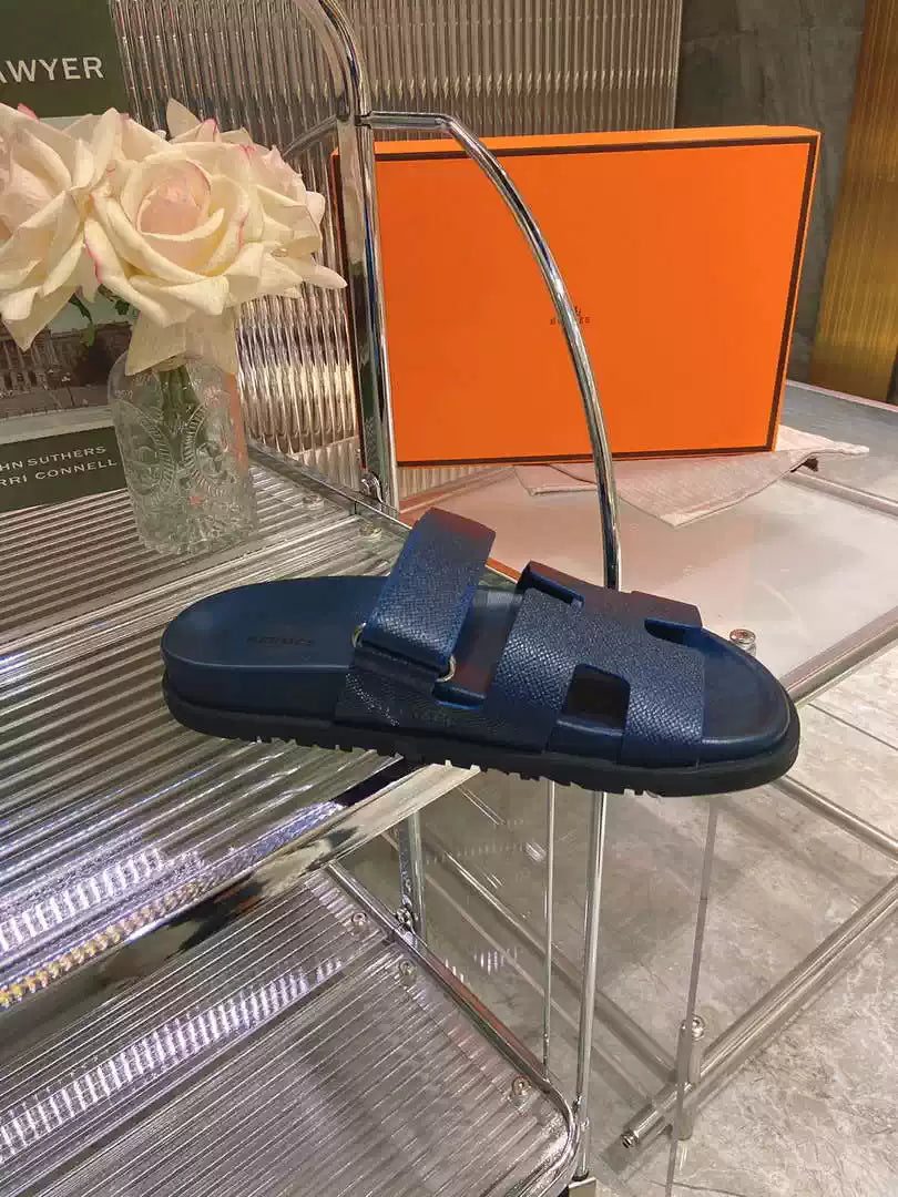 Hermes H222857 Men Women's Hermes Chypre sandals H908908