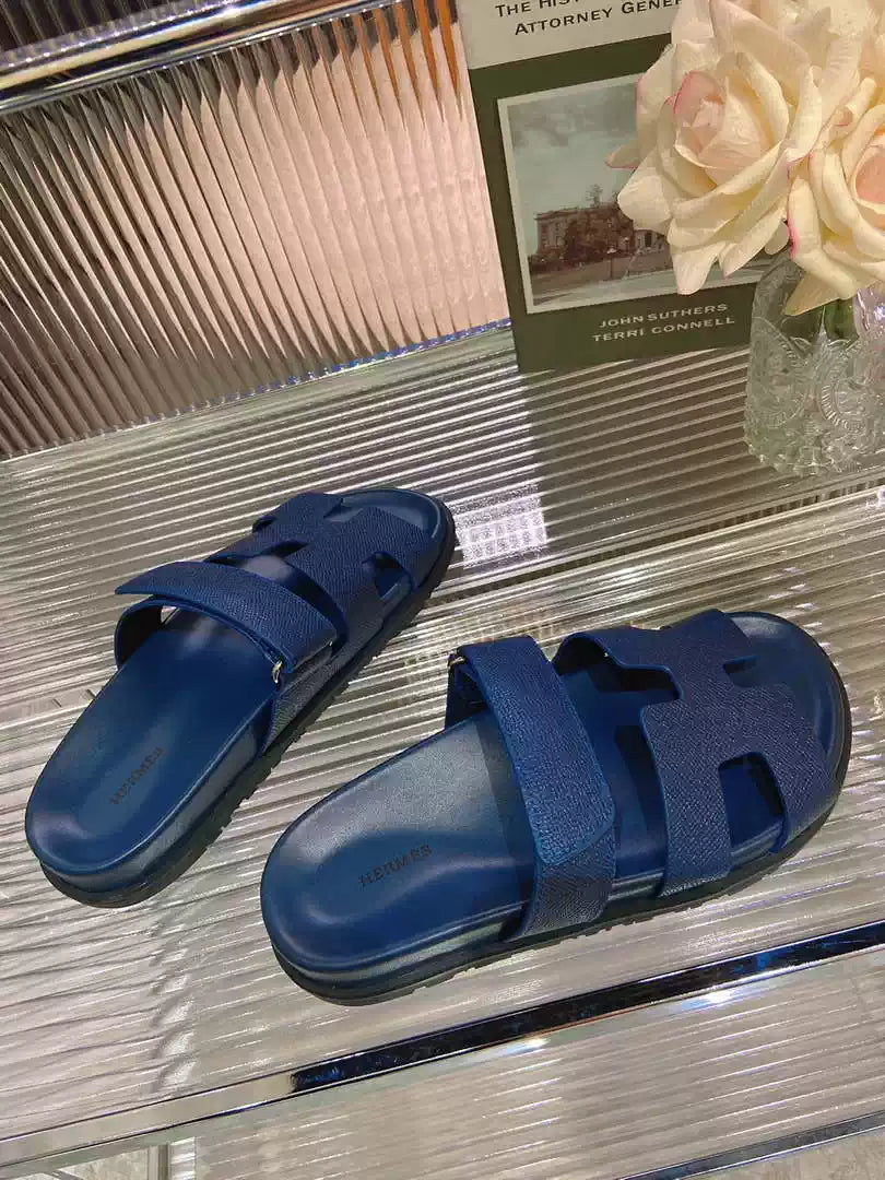 Hermes H222857 Men Women's Hermes Chypre sandals H908908