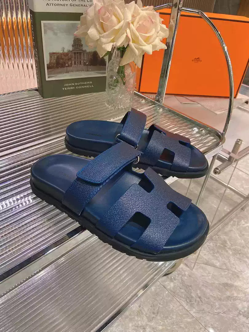 Hermes H222857 Men Women's Hermes Chypre sandals H908908