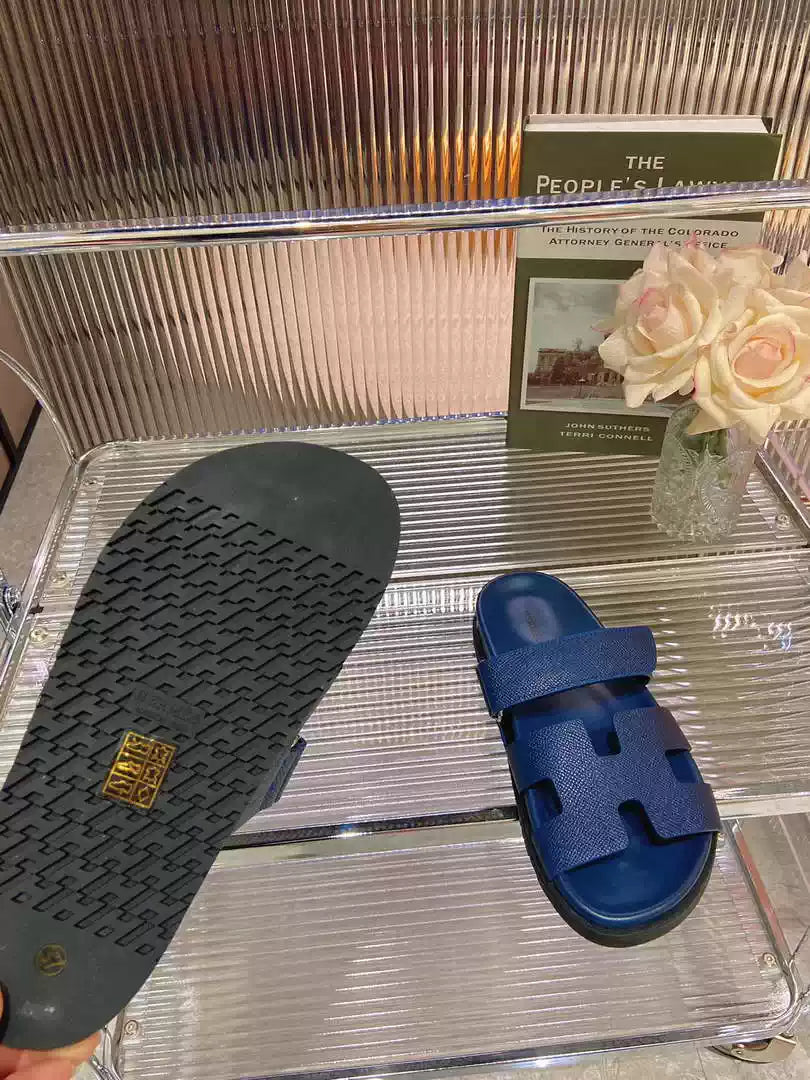 Hermes H222857 Men Women's Hermes Chypre sandals H908908