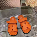 Hermes H222857 Men Women's Hermes Chypre sandals H908909 - 35 - View 1
