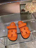 Hermes H222857 Men Women's Hermes Chypre sandals H908909