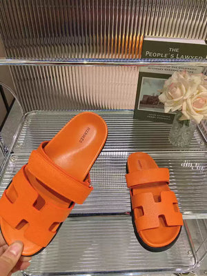 Hermes H222857 Men Women's Hermes Chypre sandals H908909 - 35 - View 4