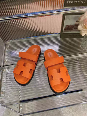 Hermes H222857 Men Women's Hermes Chypre sandals H908909 - 35 - View 8