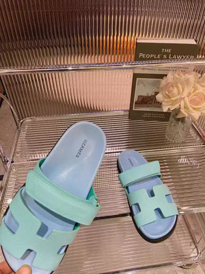 Hermes H222857 Men Women's Hermes Chypre sandals H908911 - 35 - View 8