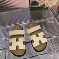 Hermes H222857 Men Women's Hermes Chypre sandals H908912 - 35 - View 1