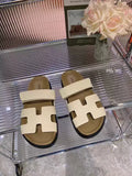 Hermes H222857 Men Women's Hermes Chypre sandals H908912