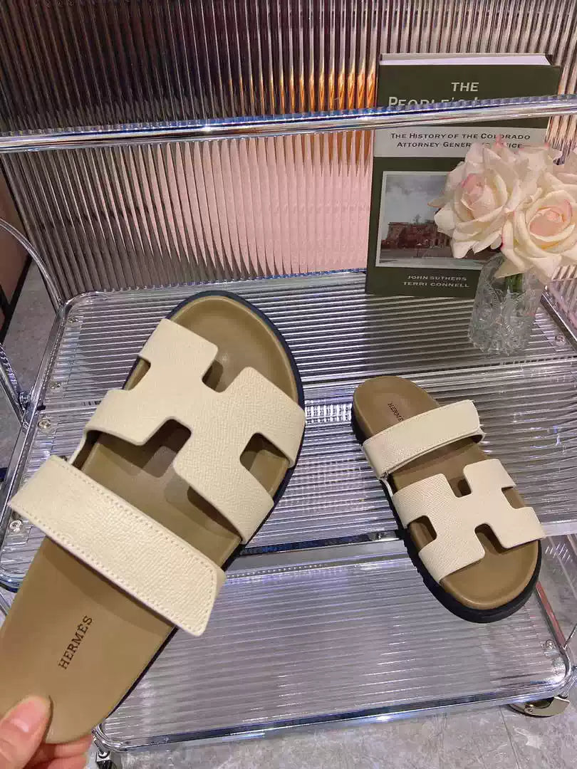 Hermes H222857 Men Women's Hermes Chypre sandals H908912 - 35 - View 7