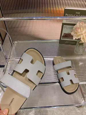 Hermes H222857 Men Women's Hermes Chypre sandals H908913 - 35 - View 2