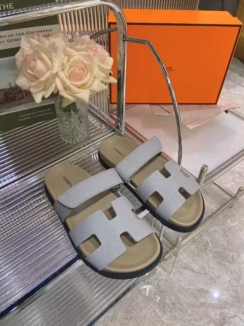 Hermes H222857 Men Women's Hermes Chypre sandals H908913 - 35 - View 4