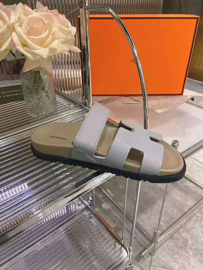Hermes H222857 Men Women's Hermes Chypre sandals H908913