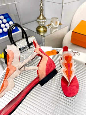 Hermes H231201Z Suede Goatskin Garden Sandal H33581 - 34 - View 6