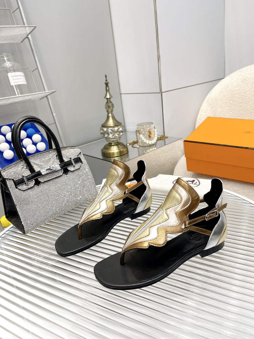 Hermes H231202Z Sandales Garden H33582 - 34 - View 1