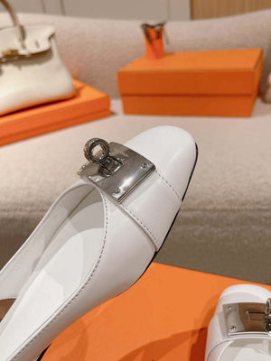 Hermes H241158Zv1D360 Innocente Slingback Shoes H990020 - Euro 35=US 4 - View 6