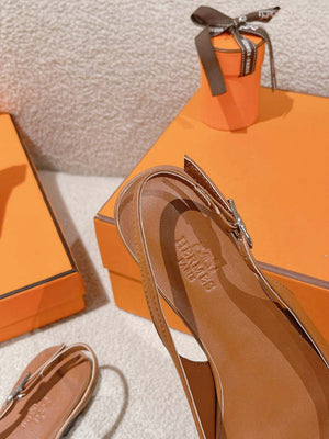Hermes H241158Zv1D360 Innocente Slingback Shoes H990021 - Euro 35=US 4 - View 6