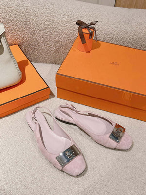 Hermes H241158Zv1D360 Innocente Slingback Shoes H990024 - Euro 35=US 4 - View 1