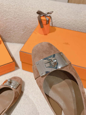 Hermes H241158Zv1D360 Innocente Slingback Shoes H990023 - Euro 35=US 4 - View 6