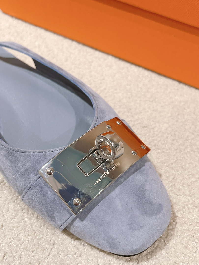 Hermes H241158Zv1D360 Innocente Slingback Shoes H990026