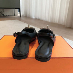 Hermes H241158Zv1D360 Innocente Slingback Shoes H990026 - Euro 35=US 4 - View 6