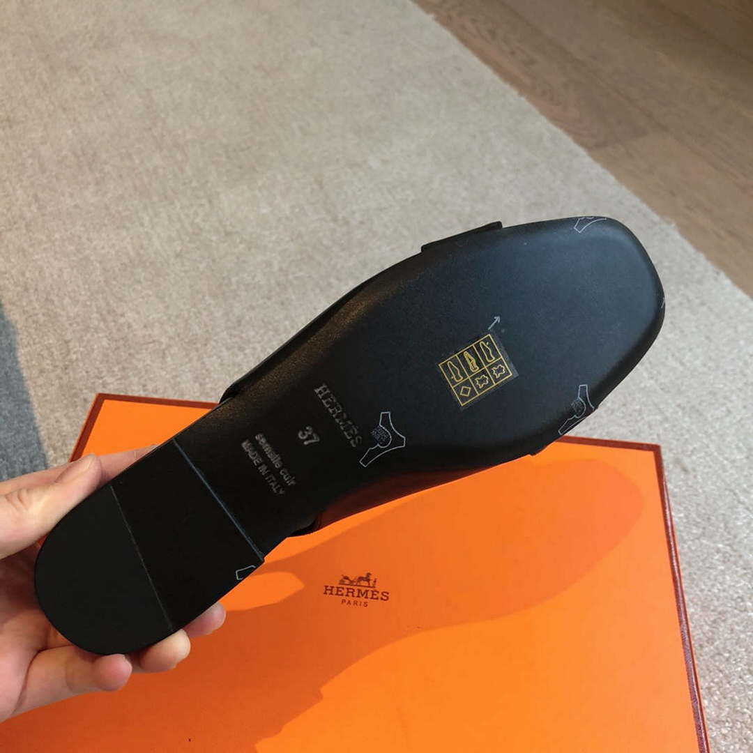 Hermes H241158Zv1D360 Innocente Slingback Shoes H990026 - Euro 35=US 4 - View 9