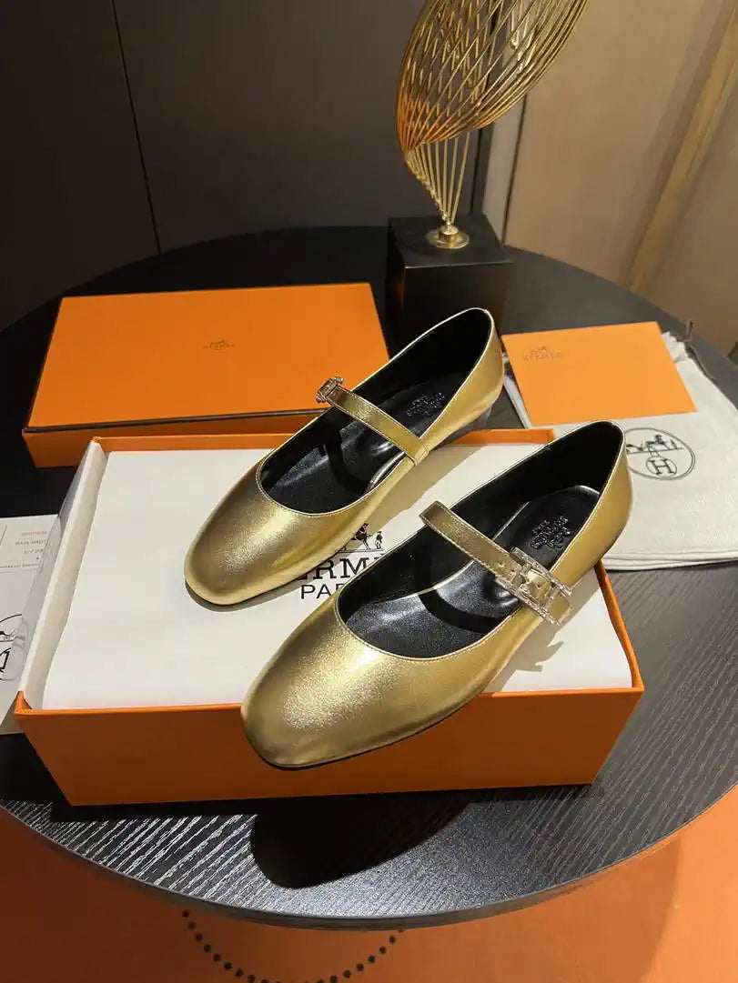 Hermes H242047Zv02350 Women Jane ballet flat H33670