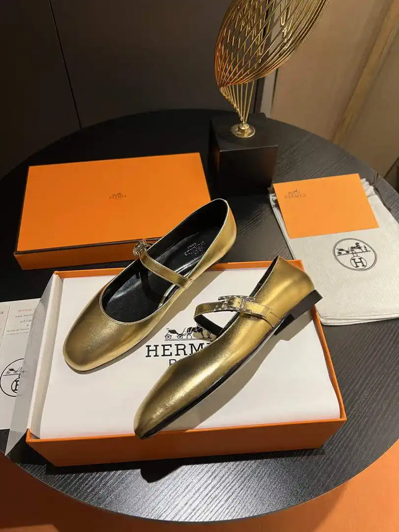 Hermes H242047Zv02350 Women Jane ballet flat H33670