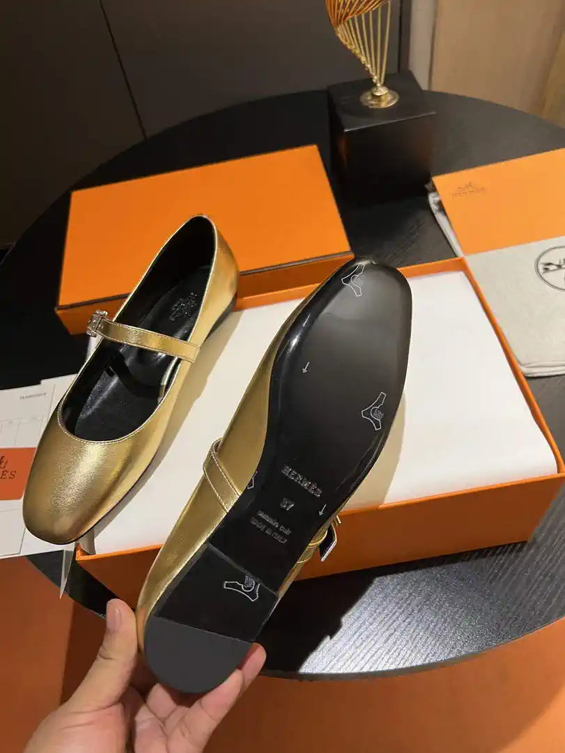 Hermes H242047Zv02350 Women Jane ballet flat H33670
