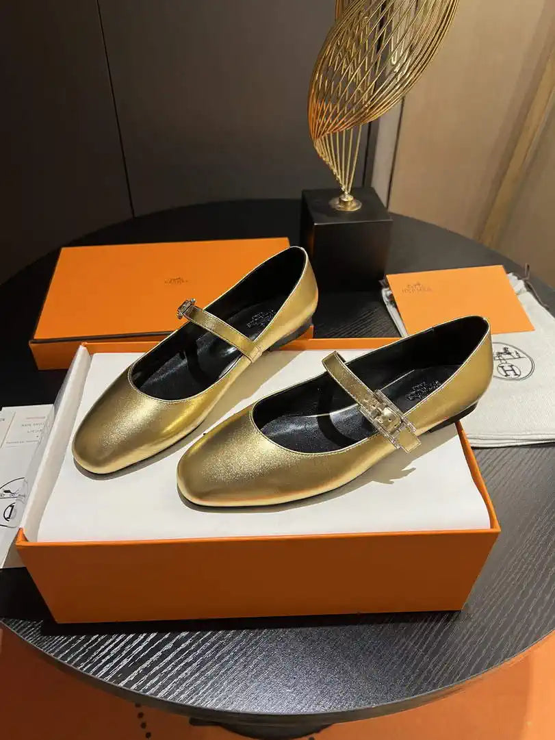 Hermes H242047Zv02350 Women Jane ballet flat H33670