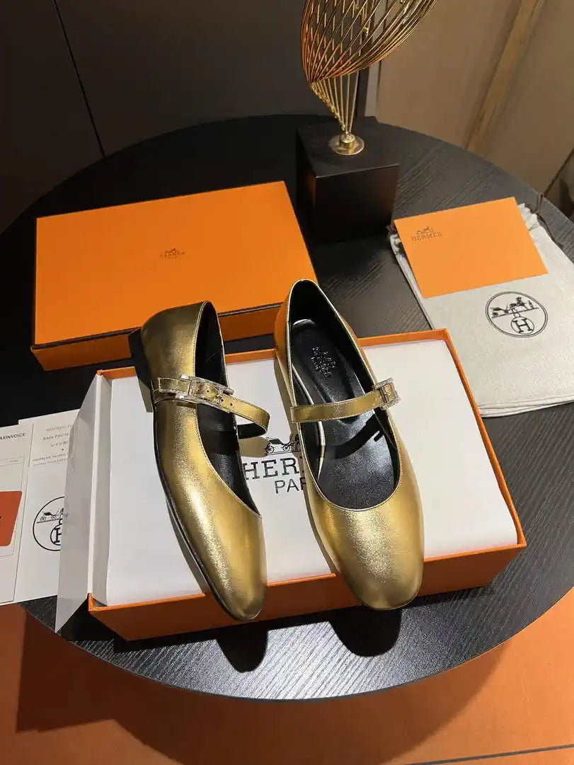 Hermes H242047Zv02350 Women Jane ballet flat H33670