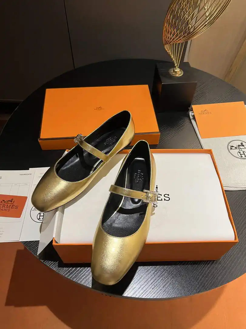 Hermes H242047Zv02350 Women Jane ballet flat H33670
