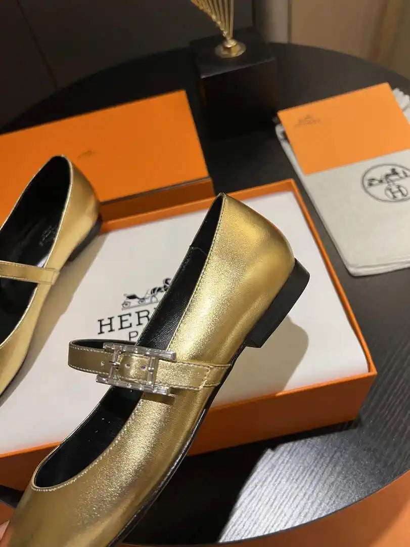 Hermes H242047Zv02350 Women Jane ballet flat H33670