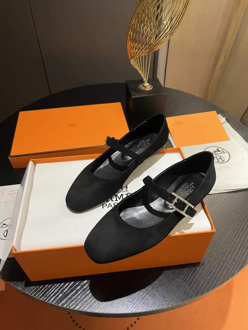 Hermes H242047Zv02350 Women Jane ballet flat H33671