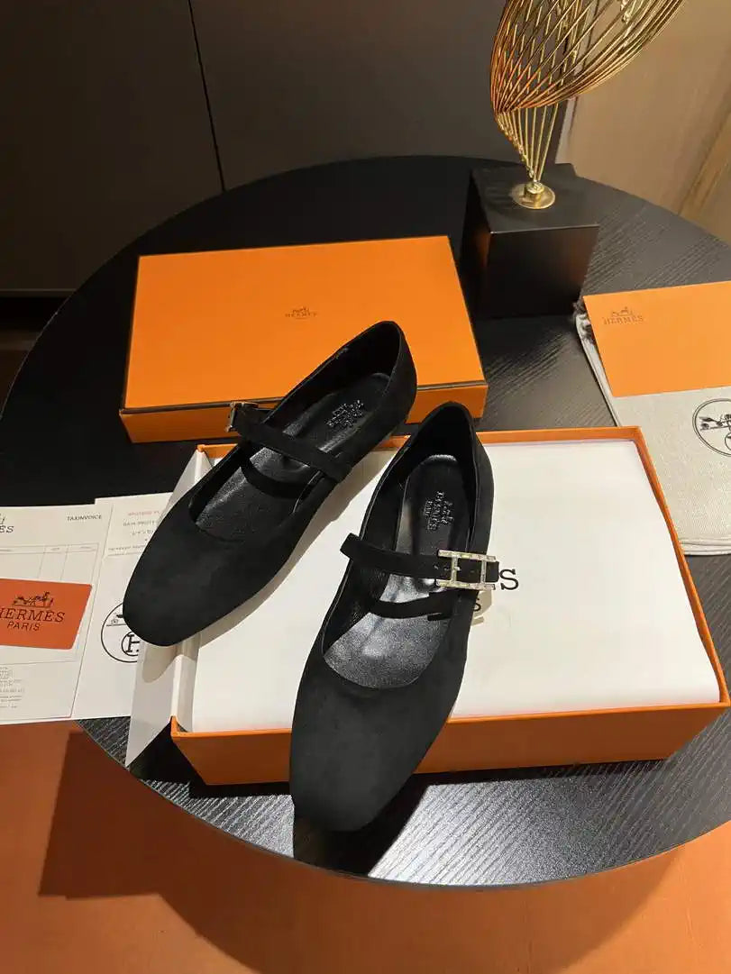 Hermes H242047Zv02350 Women Jane ballet flat H33671