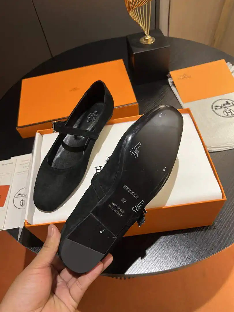 Hermes H242047Zv02350 Women Jane ballet flat H33671