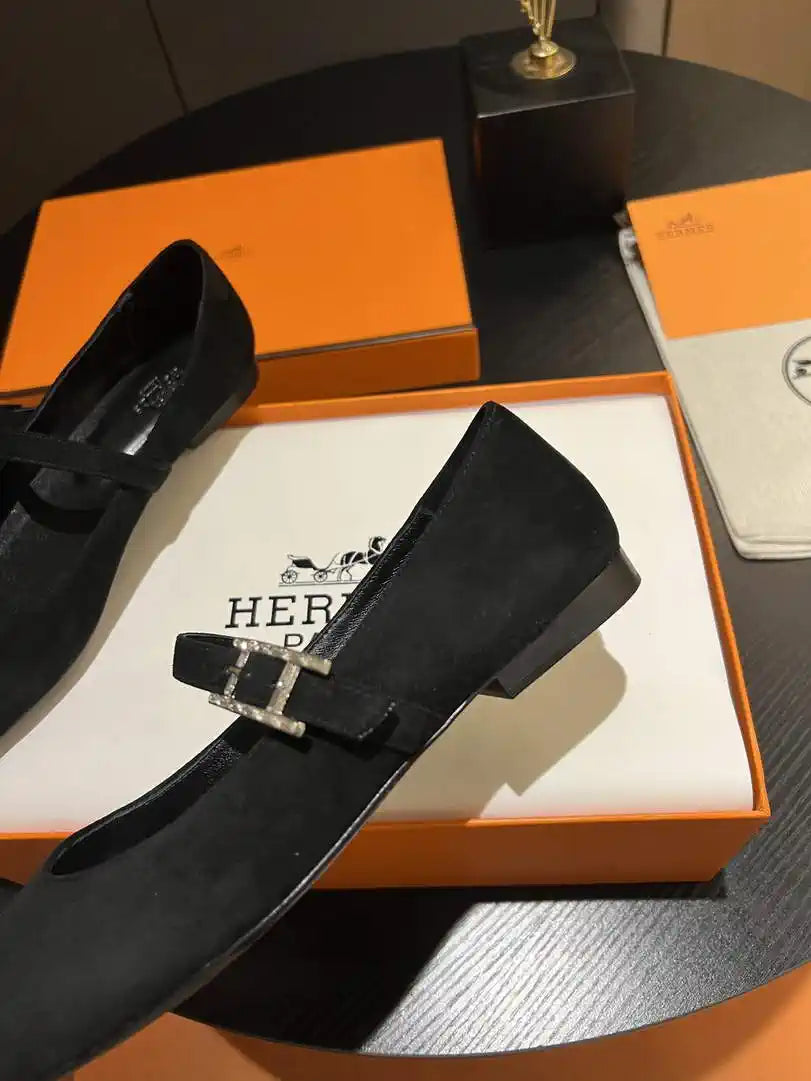 Hermes H242047Zv02350 Women Jane ballet flat H33671