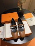 Hermes H242047Zv02350 Women Jane ballet flat H33672
