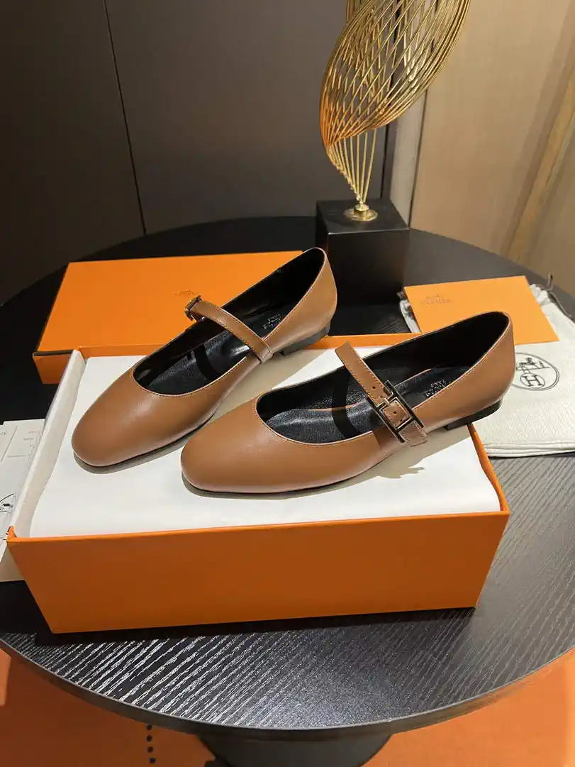 Hermes H242047Zv02350 Women Jane ballet flat H33672