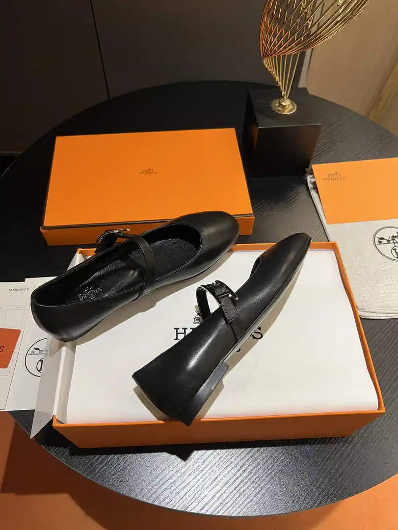 Hermes H242047Zv02350 Women Jane ballet flat H33673