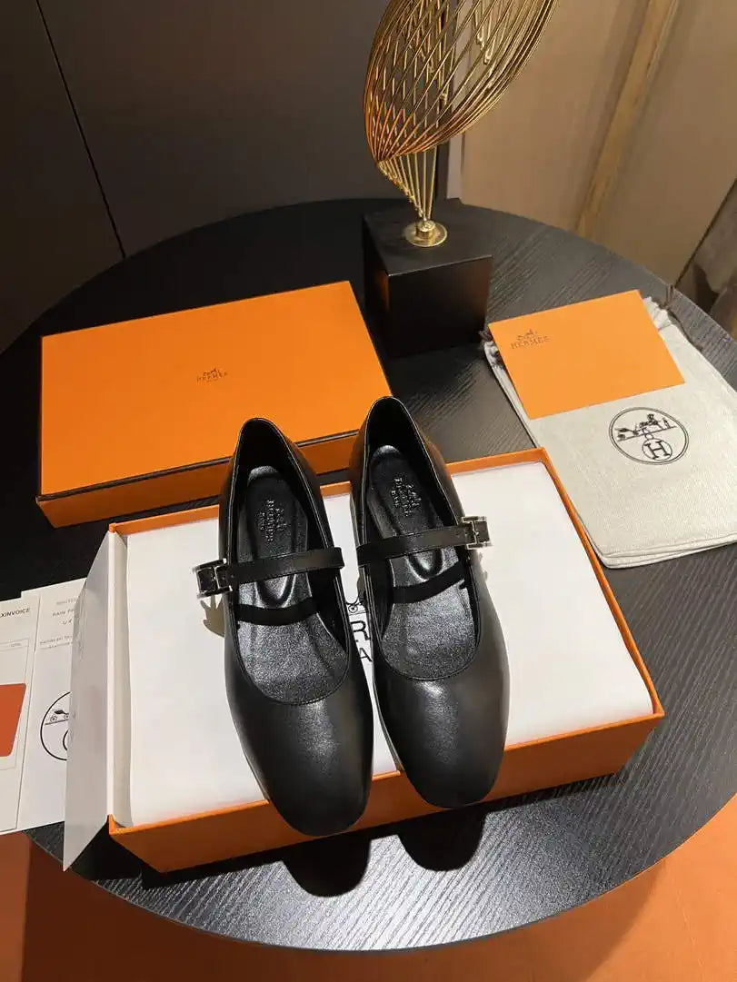 Hermes H242047Zv02350 Women Jane ballet flat H33673
