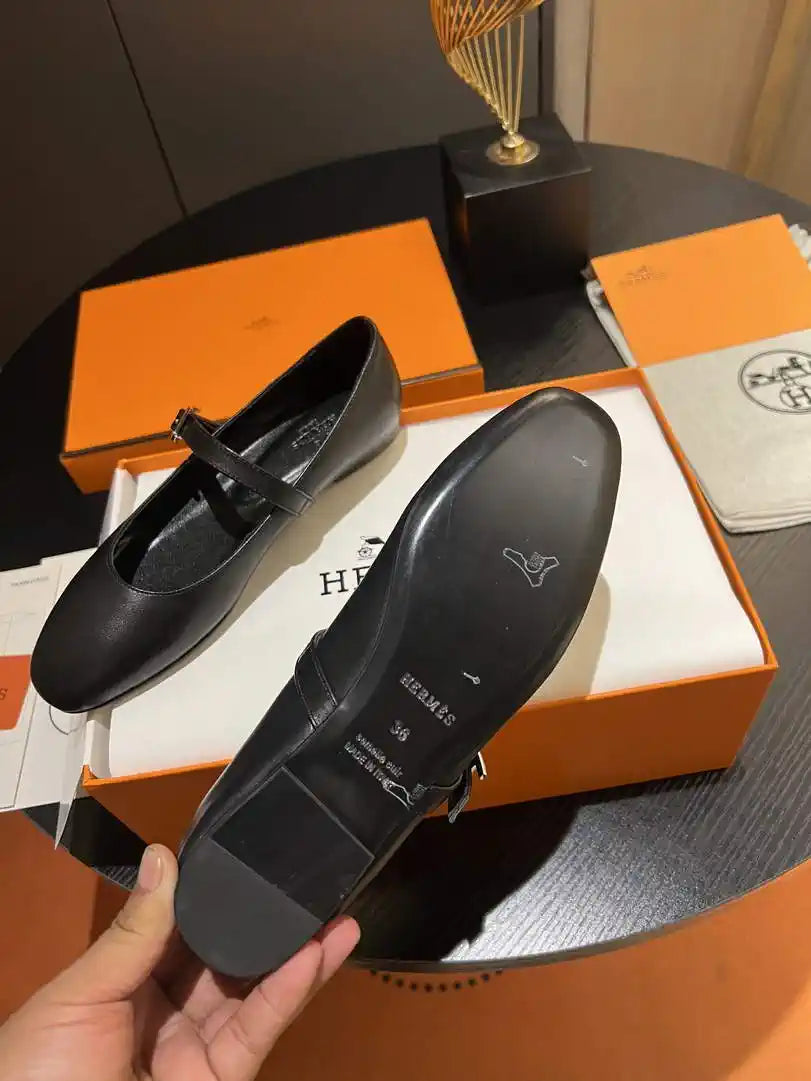 Hermes H242047Zv02350 Women Jane ballet flat H33673